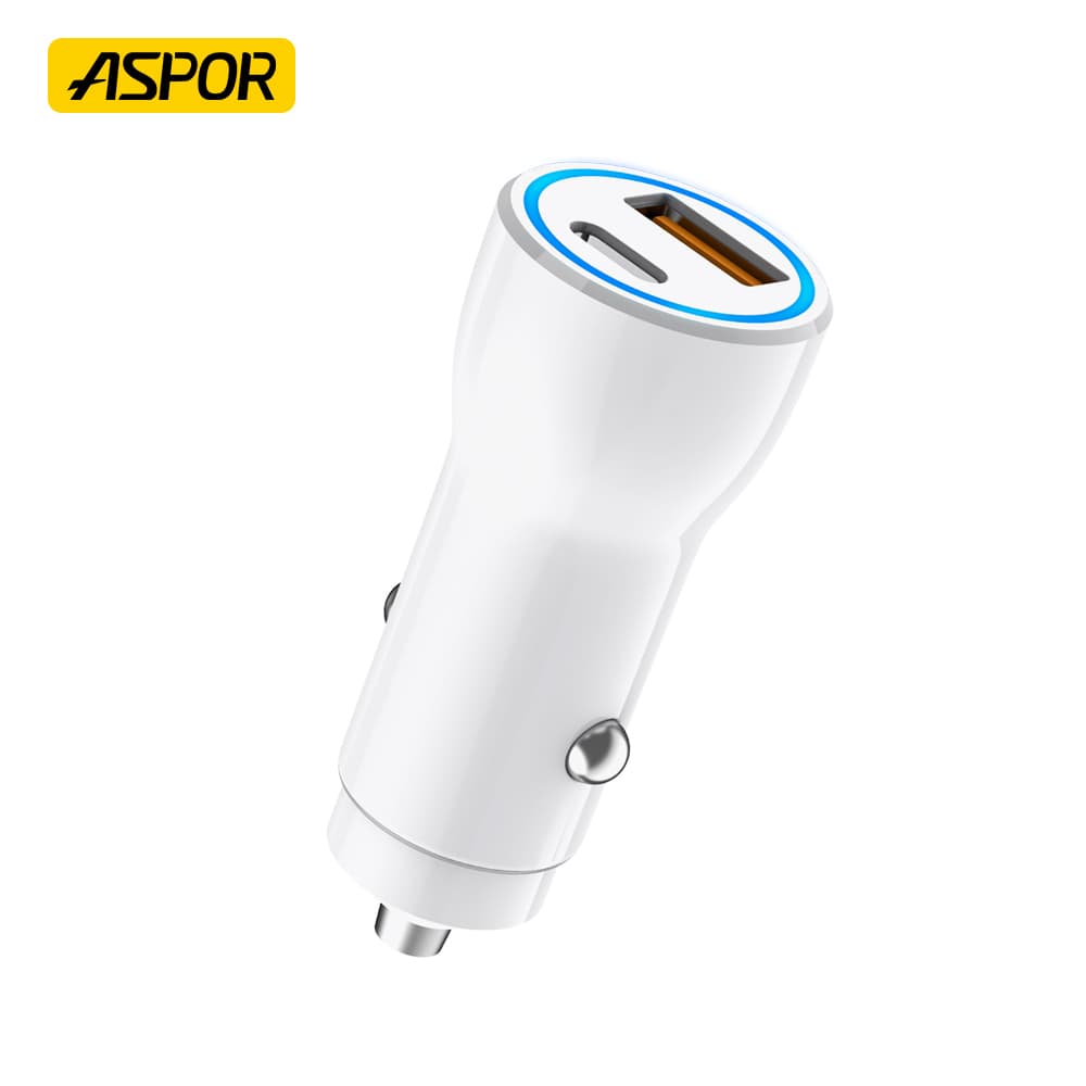 Aspor A910 Mini Car Charger (38W)